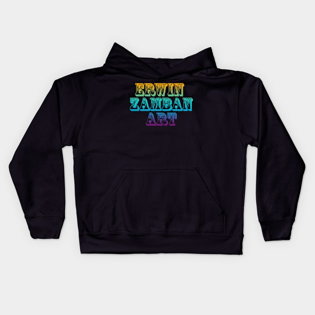 erwin zamban art Kids Hoodie by erwin zambanart